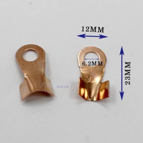 100pcs 30A Terminal Crimp Joint Lugs Wire Cable Connector For Motorcycle Batteries - TDRMOTO