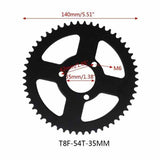 T8F 54T 35mm Rear Sprocket For Mini Dirt Bike Pit Pocket Bike Quad ATV Bike - TDRMOTO