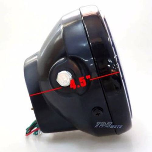 6.5" Motorcycle Headlight Amber LED Turn Signal Indicators For Harley Cafe Racer - TDRMOTO