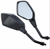 Motorcycle Black Rearview Mirrors For Kawasaki Z1000 Z750 Versys KLE 650 ZRX1100 - TDRMOTO