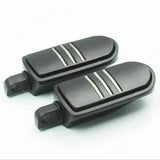 1 Pair Black Motorcycle Highway Passenger Foot Pegs Footrest for Harley Davidson - TDRMOTO
