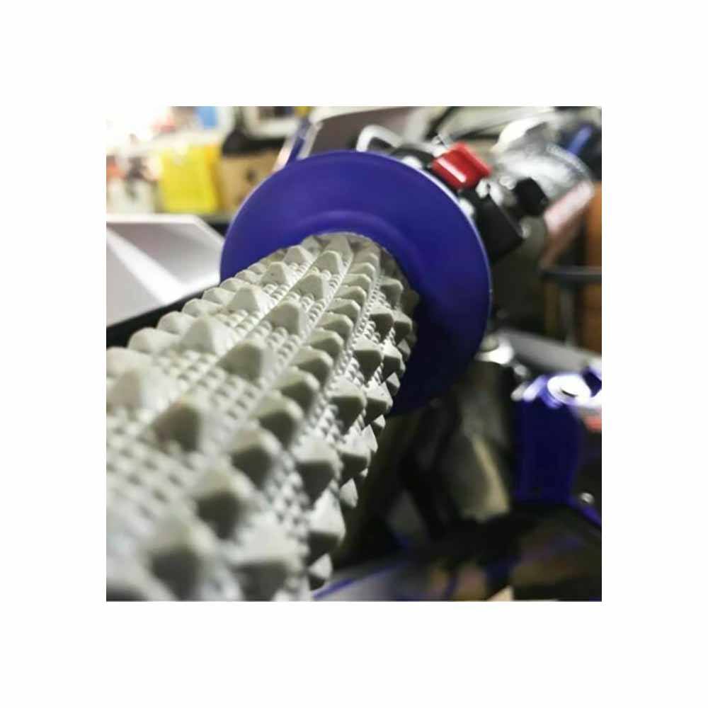 Blue MX Motorbike Hand Grips Dirt Pit Quad Bike Handle bars 22mm 7/8" - TDRMOTO