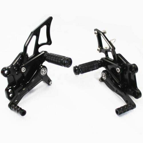 BLACK CNC Rearset Rear Set Footpegs Kawasaki Ninja 250R 300 EX300 2013 2014 15 - TDRMOTO