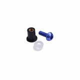 10x Blue Windscreen Screws Bolts Kit for Yamaha XJ600 XJ900 XJ400 XT600 XT660 - TDRMOTO