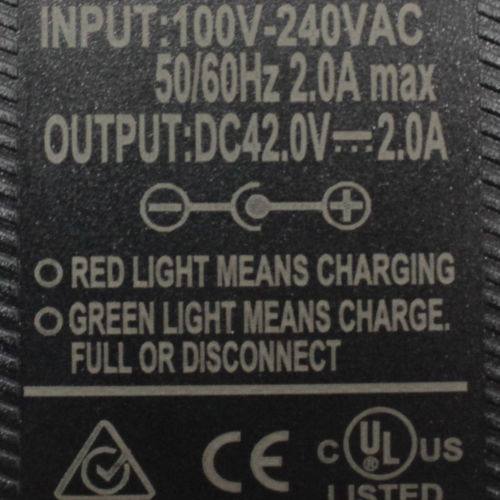 36V 2A 5.5mm Australian Plug AU E-bike electric bicycle Lithium Charger - TDRMOTO