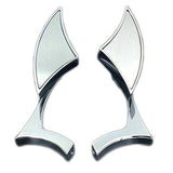 CHROME SPEAR REARVIEW MIRRORS 4 HONDA REBEL 250 SHADOW 600 750 VTX VT 1300 1800 - TDRMOTO