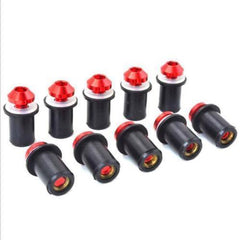 10x Red Windscreen Screws Bolts Kit for Honda Yamaha Suzuki Kawasaki Hyosung Motorcycles - TDRMOTO