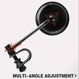 Motorcycle Rear View Mirrors Round Convex Clip-On Retro 22 25mm Mirror For Harley - TDRMOTO