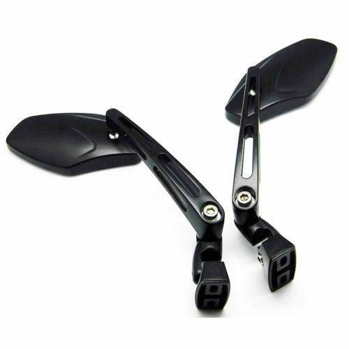 Black Aluminium Rear View Mirror For Honda Suzuki Motorcycles - TDRMOTO