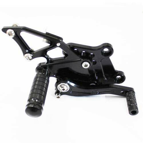 BLACK CNC Rearset Rear Set Footpegs Kawasaki Ninja 250R 300 EX300 2013 2014 15 - TDRMOTO