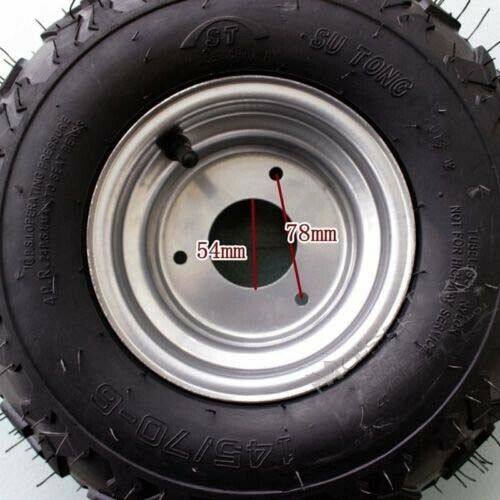 2pcs 145/70-6" Wheels For Electric ATV Go Kart Buggy Scooter UTV ATV Mower - TDRMOTO