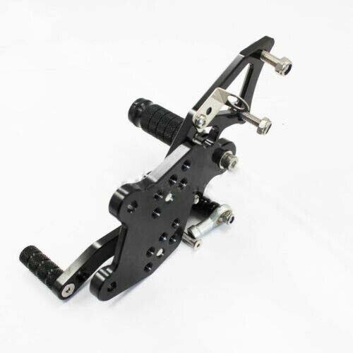 BLACK CNC Rearset Rear Set Footpegs Kawasaki Ninja 250R 300 EX300 2013 2014 15 - TDRMOTO