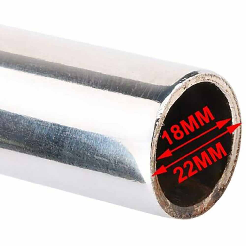 Universal 7/8" 22mm Chrome Motorcycle Drag Bars Handlebar For Honda Kawasaki - TDRMOTO