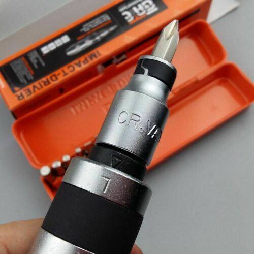 Heavy Duty 13pcs 1/2" Drive Impact Driver Set Screw Remover Tightener Reversible - TDRMOTO