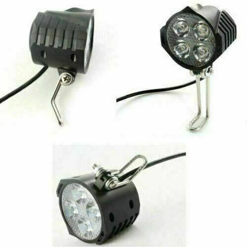 Ebike Waterproof 24V 36V 48V LED Front Lamp Head Light for Scooter Tour EBicycle - TDRMOTO