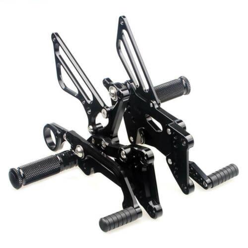 Black Adjustable Rearsets Footpegs For BMW S1000RR 2009-2014 09 10 11 12 13 14 - TDRMOTO