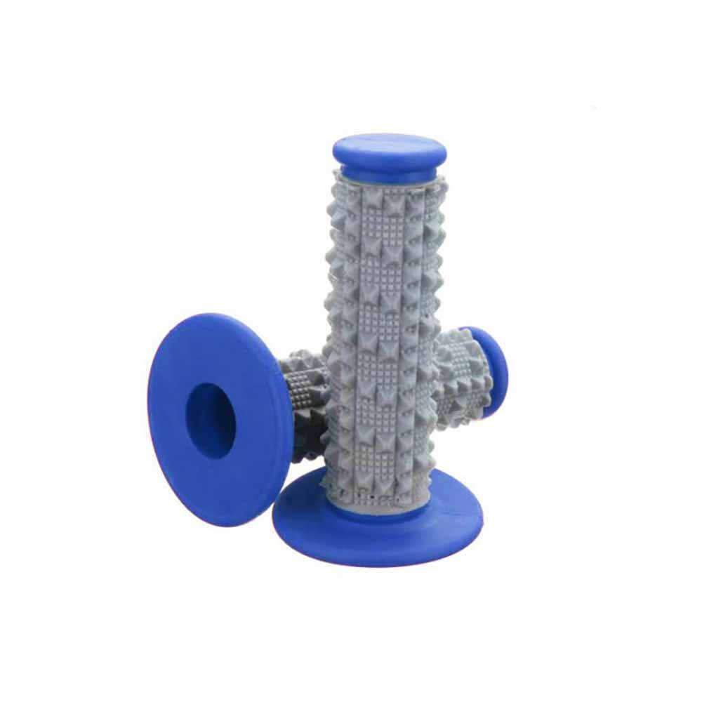 Blue MX Motorbike Hand Grips Dirt Pit Quad Bike Handle bars 22mm 7/8" - TDRMOTO