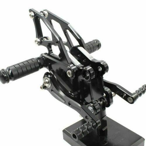 BLACK CNC Rearset Rear Set Footpegs Kawasaki Ninja 250R 300 EX300 2013 2014 15 - TDRMOTO