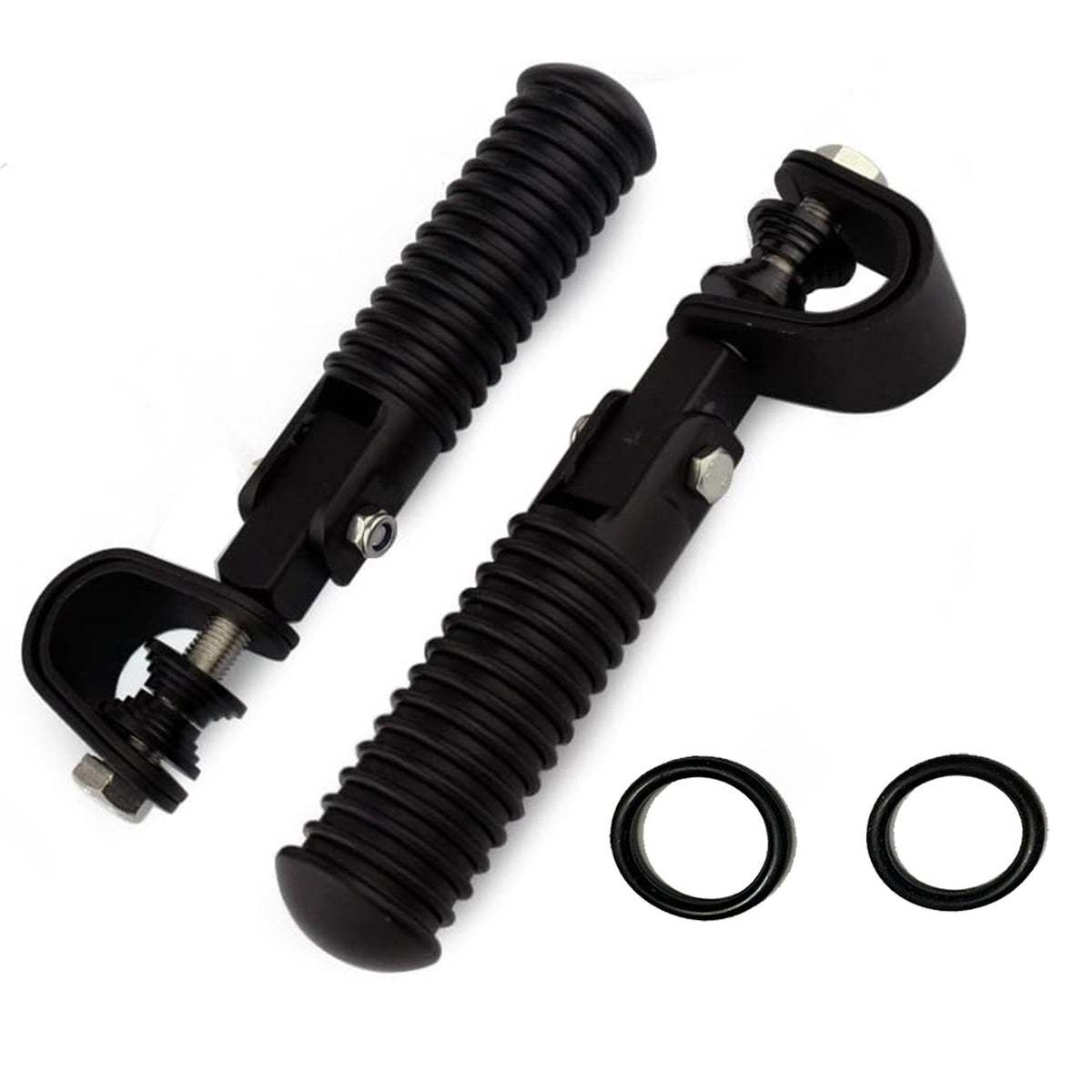 U-Clamp Motorcycle Foot Pegs Rest Highway Engine Crash Bar For Harley 1"~ 1-1/4" - TDRMOTO