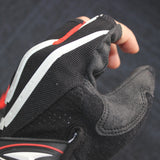 Cycling Bike Gloves Padded Half Finger Bicycle Gloves Shock-Absorbing Anti-Slip Breathable MTB Road Biking Gloves - TDRMOTO
