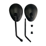 E9 10mm Black Rear View Mirror For Motorbike Motorcycle Universal Fitment For Honda Suzuki Kawasaki - TDRMOTO