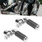U-Clamp Motorcycle Foot Pegs Rest Highway Engine Crash Bar For Harley 1"~ 1-1/4"