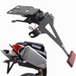 Universal Motorcycle Adjustable License Number Plate Frame Holder Bracket with Number Plate Light Rear Reflector