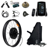 FAT TYRE Electric Bike Rear Conversion Kit 1500W 26" 35Ah Bagged Battery