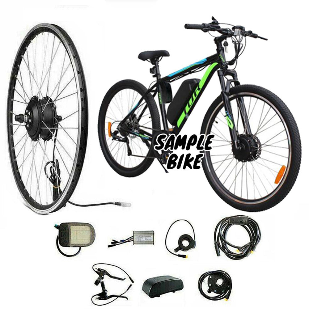 350W 26" Front Hub Electric Bike Conversion Kit