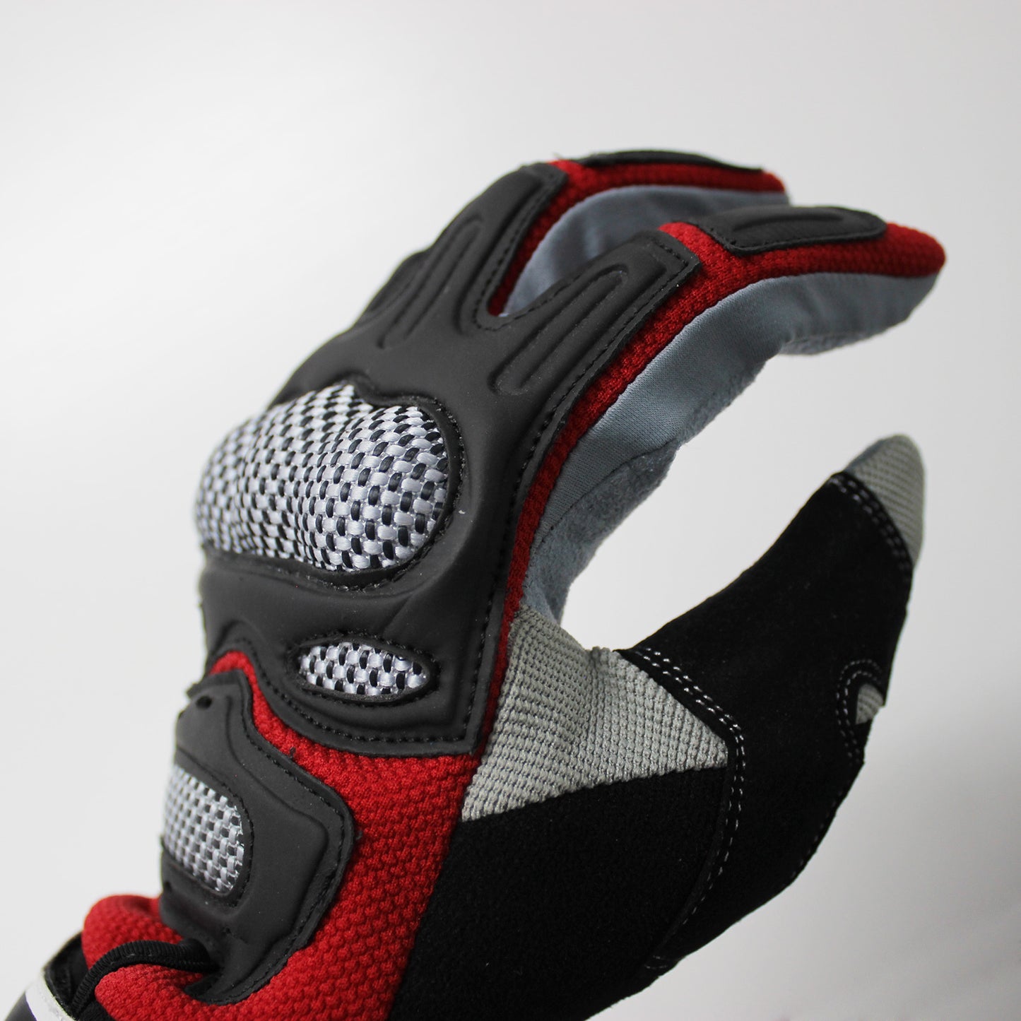 Red/Blue/White Motorcycle Knuckle Gloves Motorbike Gear MX Motorcross