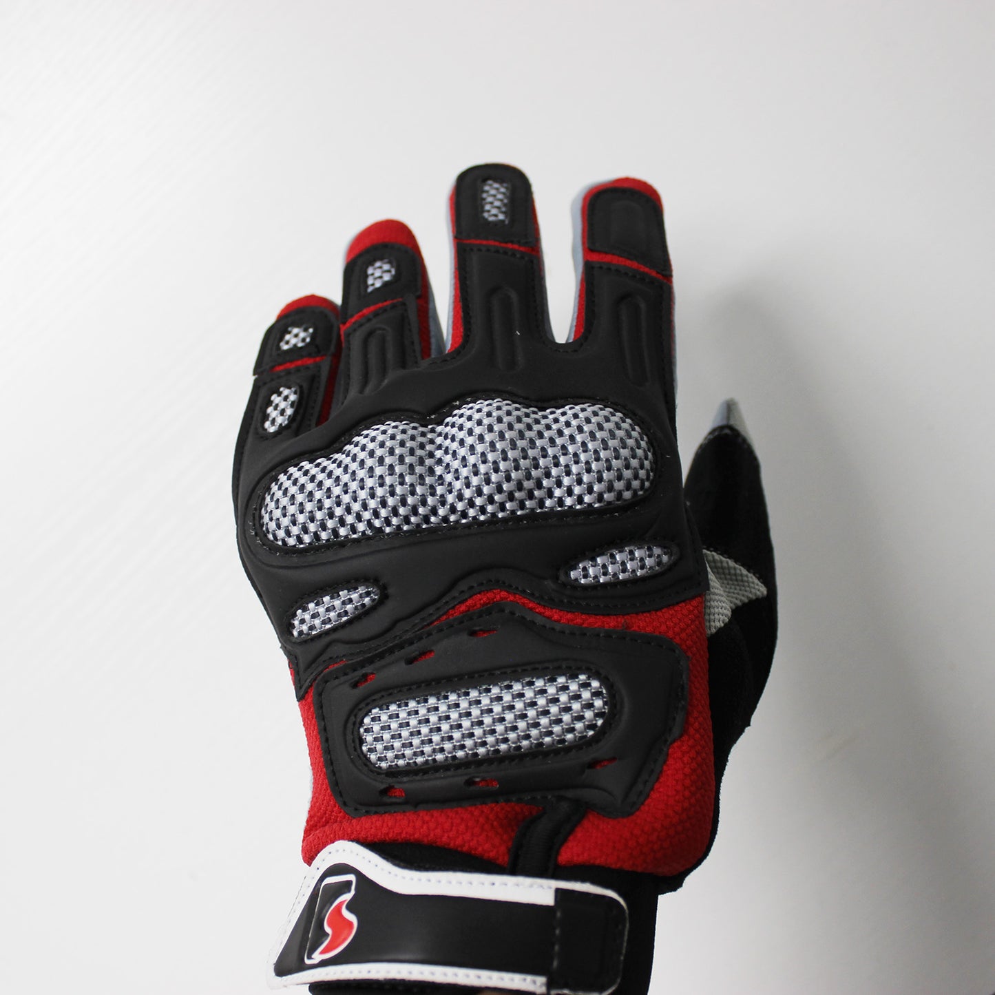 Red/Blue/White Motorcycle Knuckle Gloves Motorbike Gear MX Motorcross