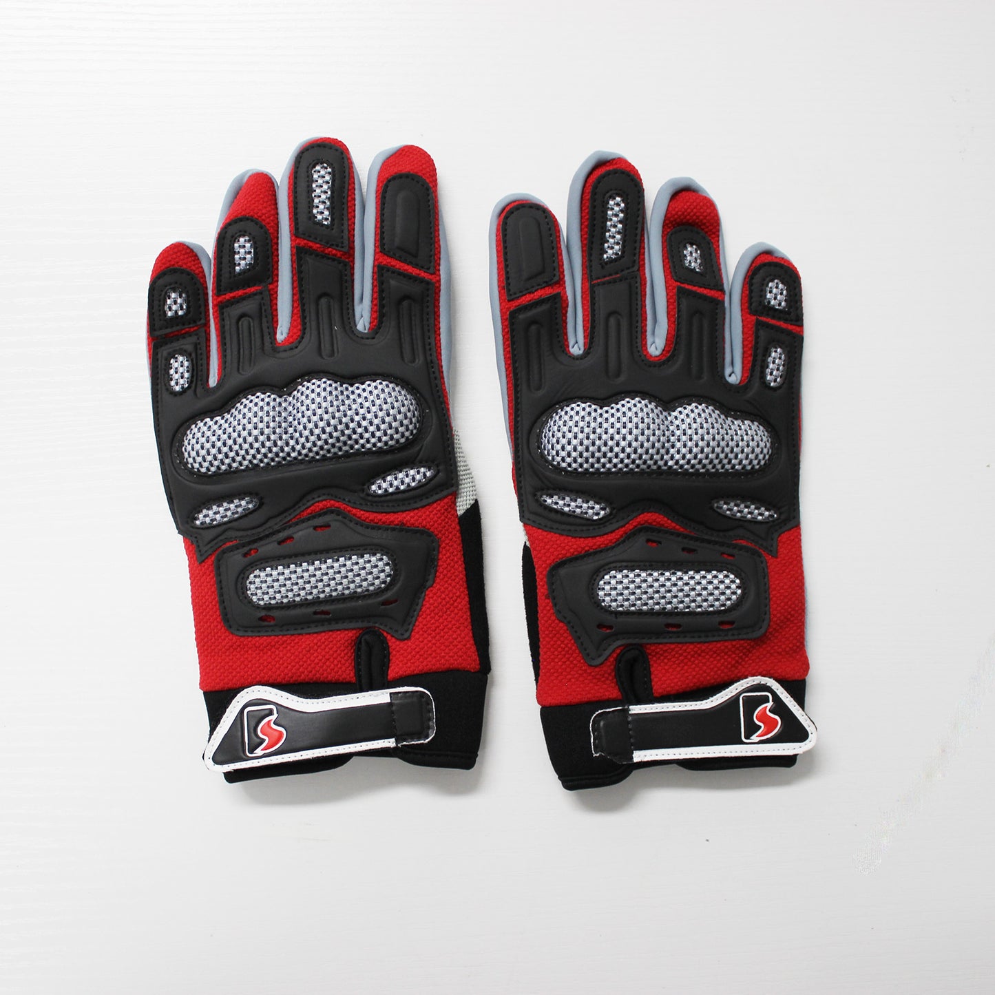 Red/Blue/White Motorcycle Knuckle Gloves Motorbike Gear MX Motorcross
