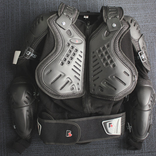 Motorcycle MX Full Body Armor Jacket Motor Racing Spine Chest Protector Gear XXL