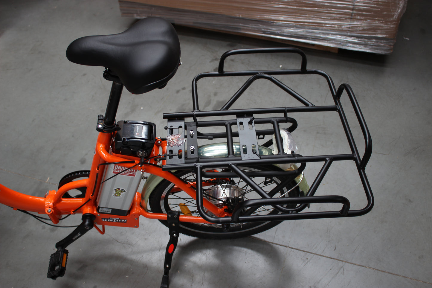 TDR 250W 20" Folding Electric Bike eBike Throttle Pedal Assist with Phone Holder for DoorDash Easi Deliveroo HungryPanda Fantuan