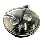 DOT SAE E9 Approved 5.75 Inch Round Silver LED Headlight Hi/Lo Motorcycle Hi/Lo Projector For Harley - TDRMOTO