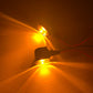 2 x Motorcycle LED Turn Signal Lights Amber Indicators Mini Blinkers Universal Tinted Black/Clear
