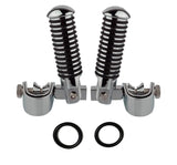 U-Clamp Motorcycle Foot Pegs Rest Highway Engine Crash Bar For Harley 1"~ 1-1/4" - TDRMOTO