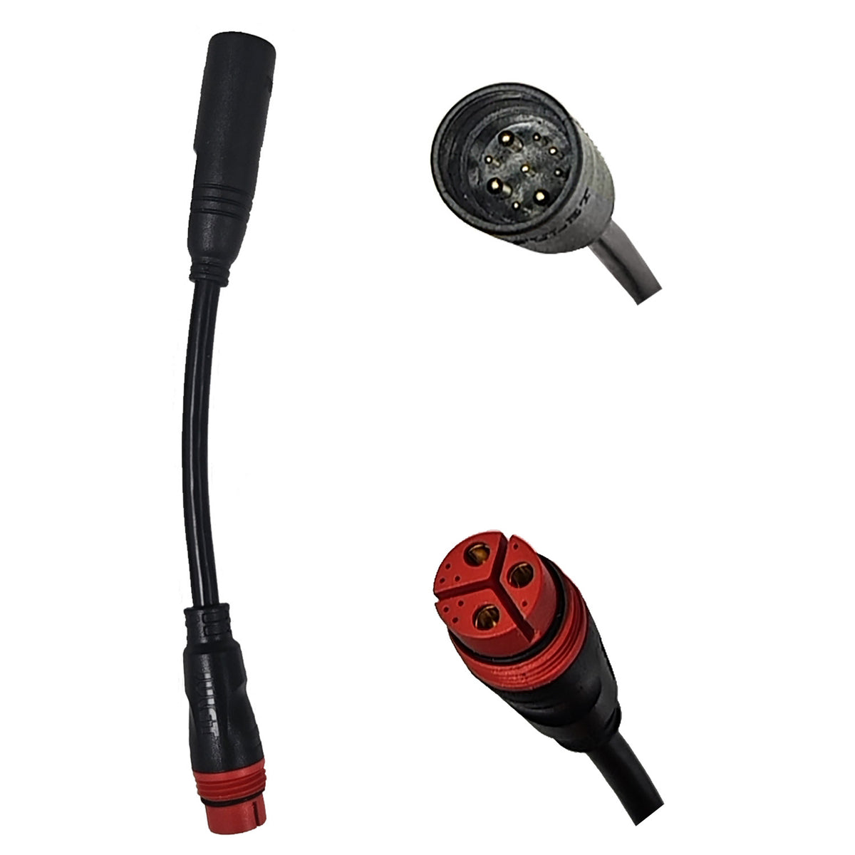 Ebike Motor, Battery and Controller Adapter Cables (XT60 Bullet USB-C 9Pins 11Pins 3Holes) - TDRMOTO