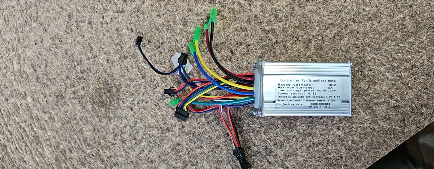 48V 16A Controller For S510 Yellow Ebike