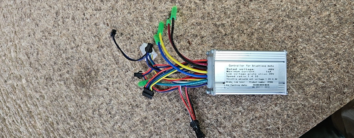 48V 16A Controller For S510 Yellow Ebike - TDRMOTO