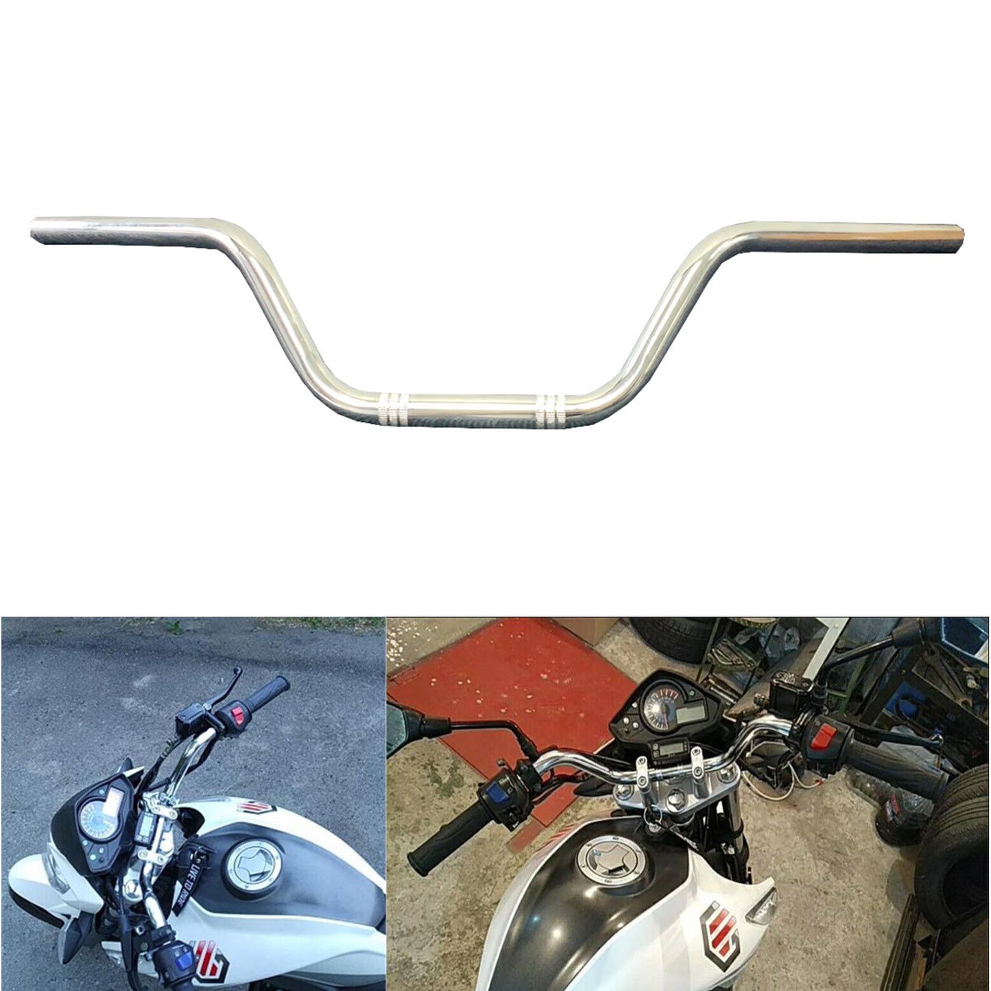 22mm Motorcycle Handlebar for Yamaha Suzuki Honda KTM Motorbike Scooter