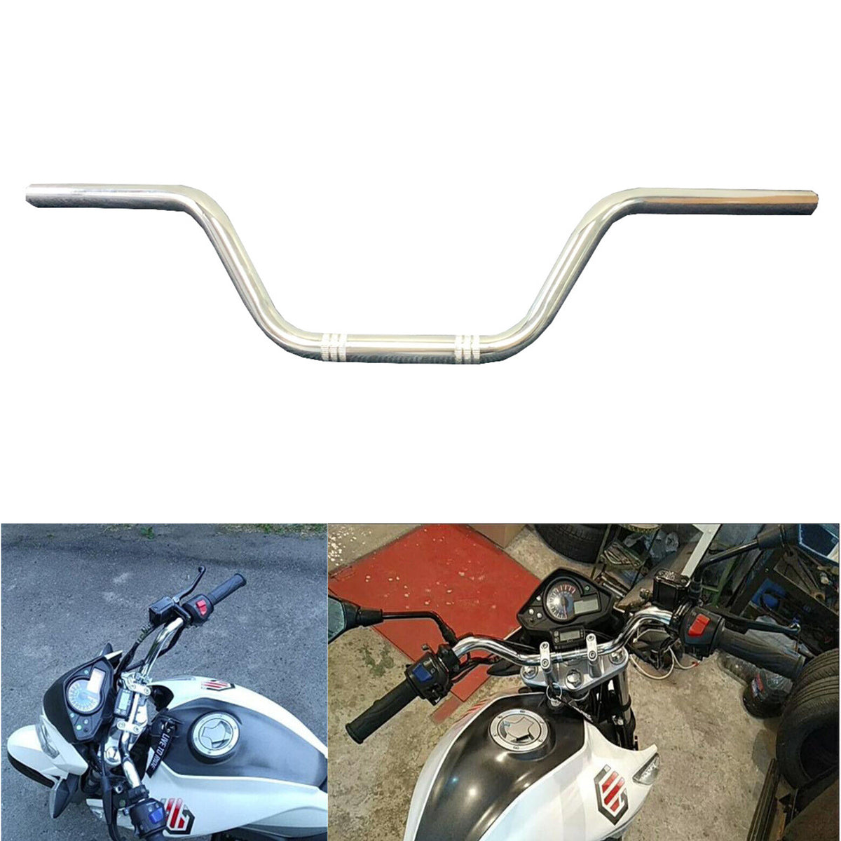 22mm Motorcycle Handlebar for Yamaha Suzuki Honda KTM Motorbike Scooter - TDRMOTO