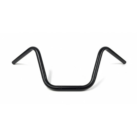 Black 25mm 1" Motorcycle Handlebars Ape Hanger Z Bar High Rise For Harley Suzuki