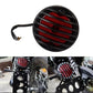 Universal Motorcycle LED Tail Light Red Lens Black Rear Brake Lamp 12V
