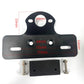 Motorcycle Rear Tail Brake Light LED with License Plate Holder Black