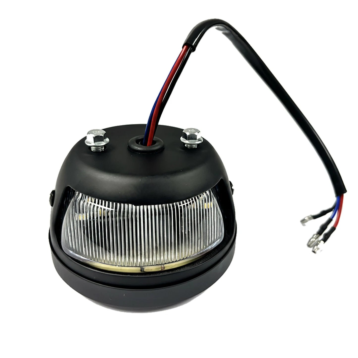 Motorcycle Retro Round LED Tail Brake Light 12V Epoxy Coated Steel for Cafe Race