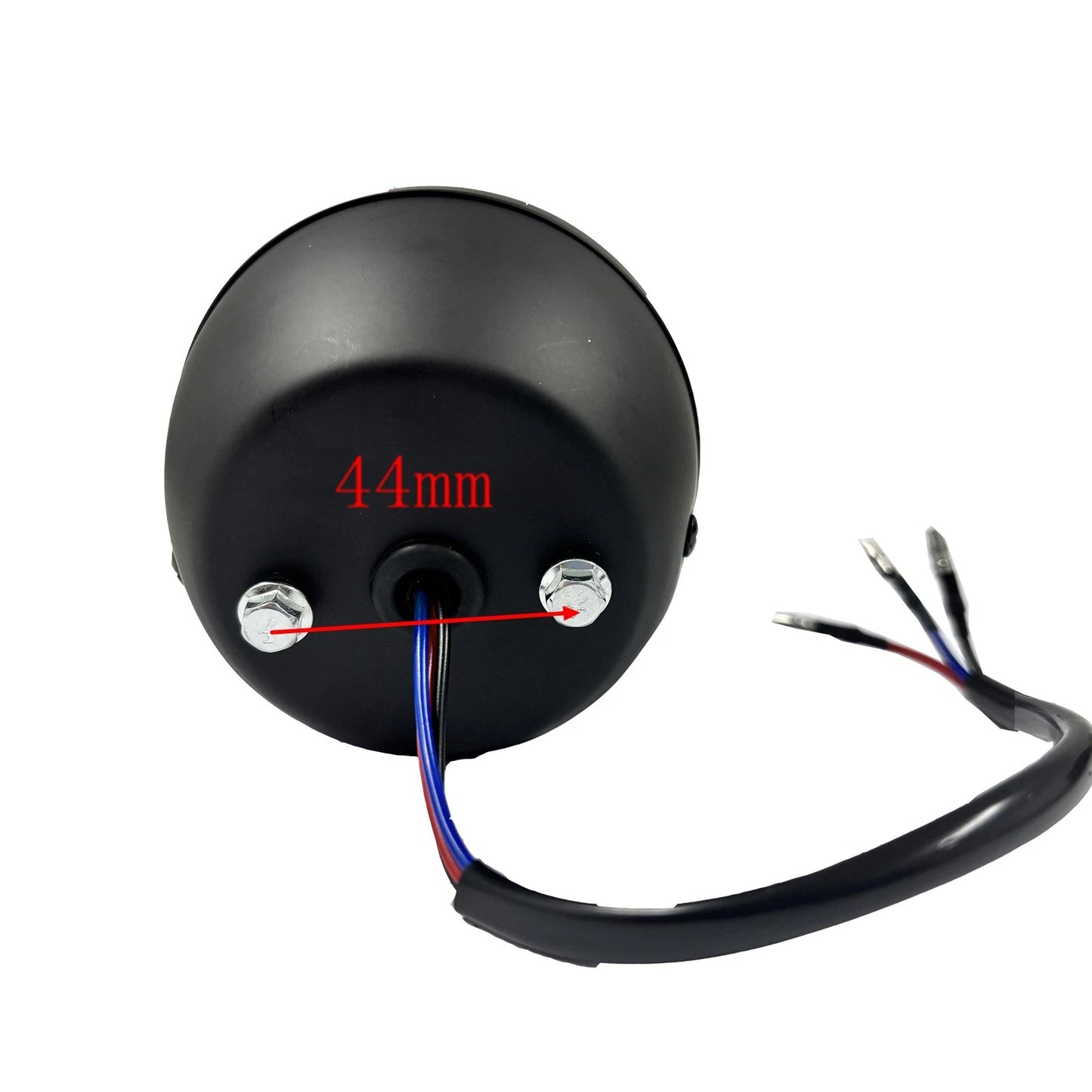 Motorcycle Retro Round LED Tail Brake Light 12V Epoxy Coated Steel for Cafe Race