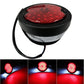 Retro Style 12V LED Motorcycle Taillight with Plate Bracket for Street fighters