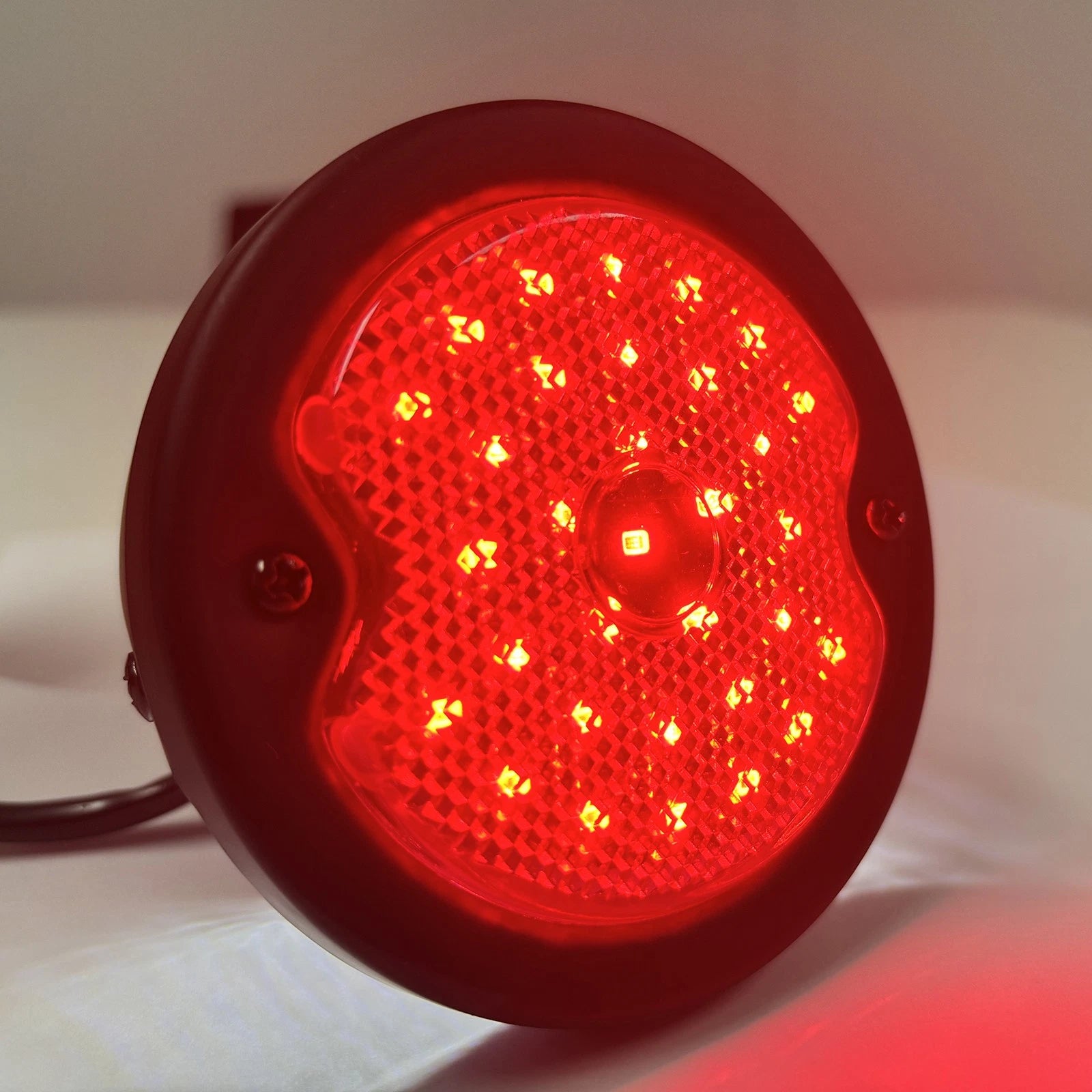 Retro Style 12V LED Motorcycle Taillight with Plate Bracket for Street fighters - TDRMOTO