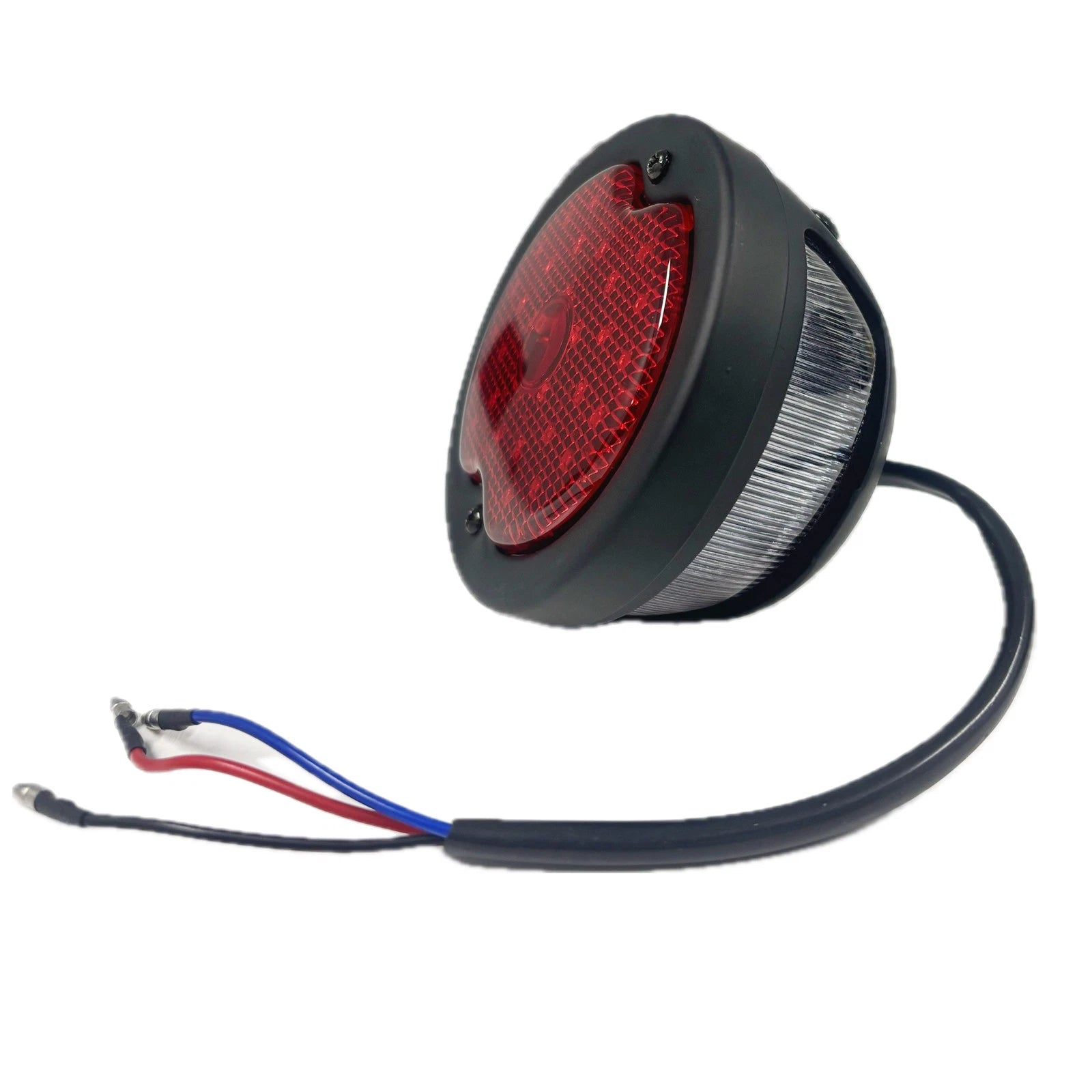 Retro Style 12V LED Motorcycle Taillight with Plate Bracket for Street fighters - TDRMOTO